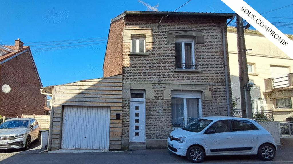 Maison rénovée 3 ch.-jardin, garage – proche Caudry / Saint-