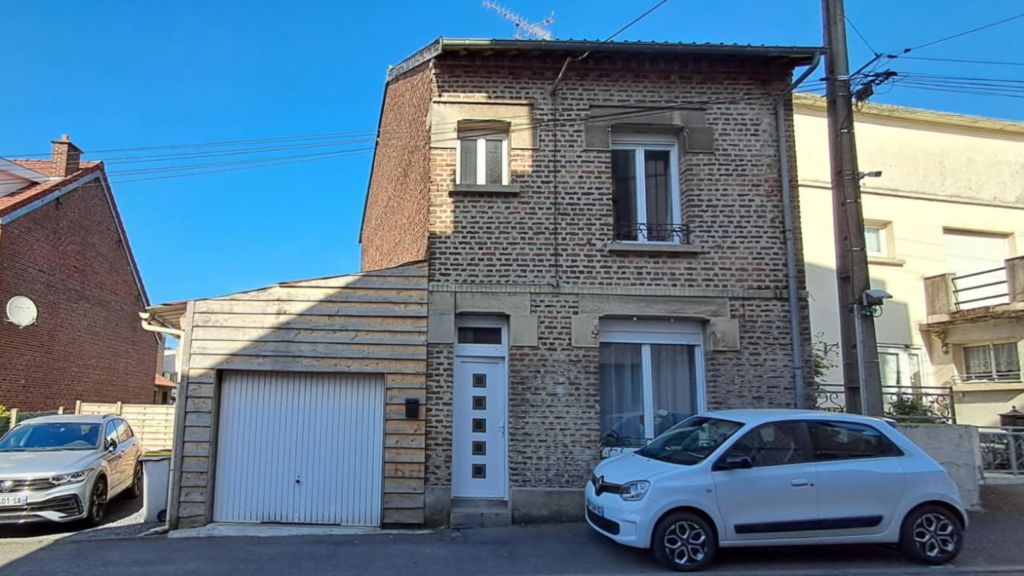 Maison rénovée 3 ch.-jardin, garage – proche Caudry / Saint-