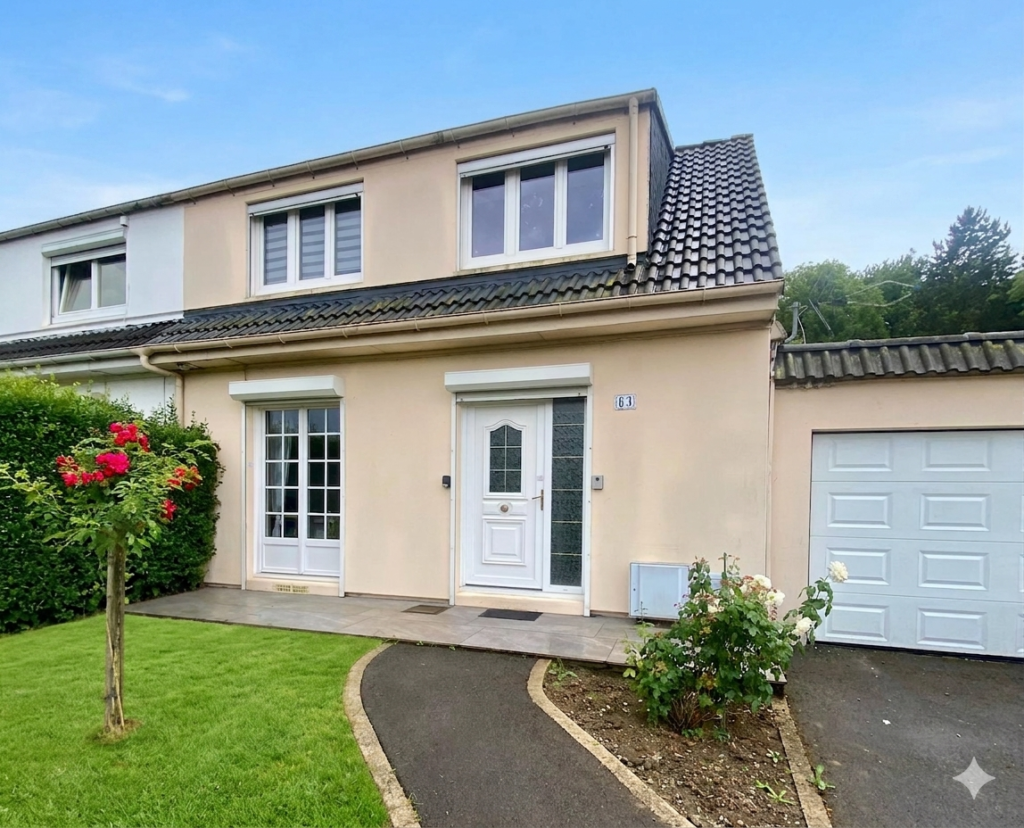 Maison 3 chambres jardin garage Saint-Quentin (02100)